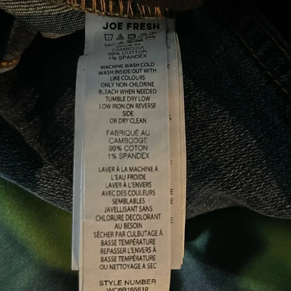 JOE Fresh Classic Slim Jeans, Size 28, NWT - Picture 3 of 7